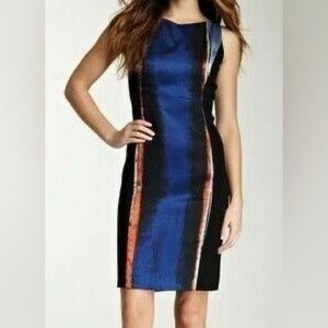 Elie Tahari art inspired sheath dress
